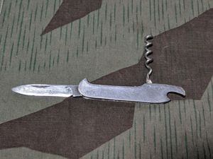 Small Pocket Knife with Corkscrew