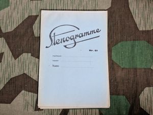 Period Stenogramme Notebook
