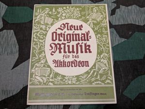 Sheet Music Book for Accordion (Soldier on Cover)