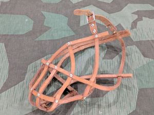 German Leather Dog Muzzle