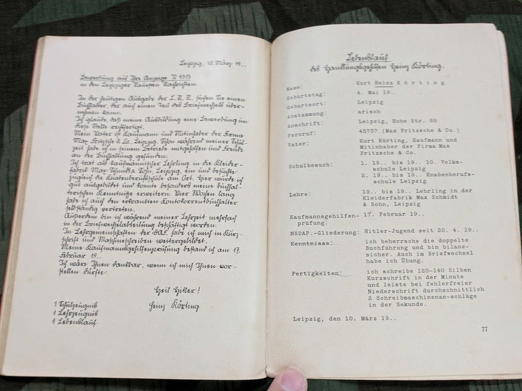 Book About Filling Out Paperwork 1940 — image 3