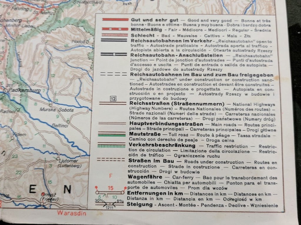 Map Deutschen Alpenlandes 1939 — image 5