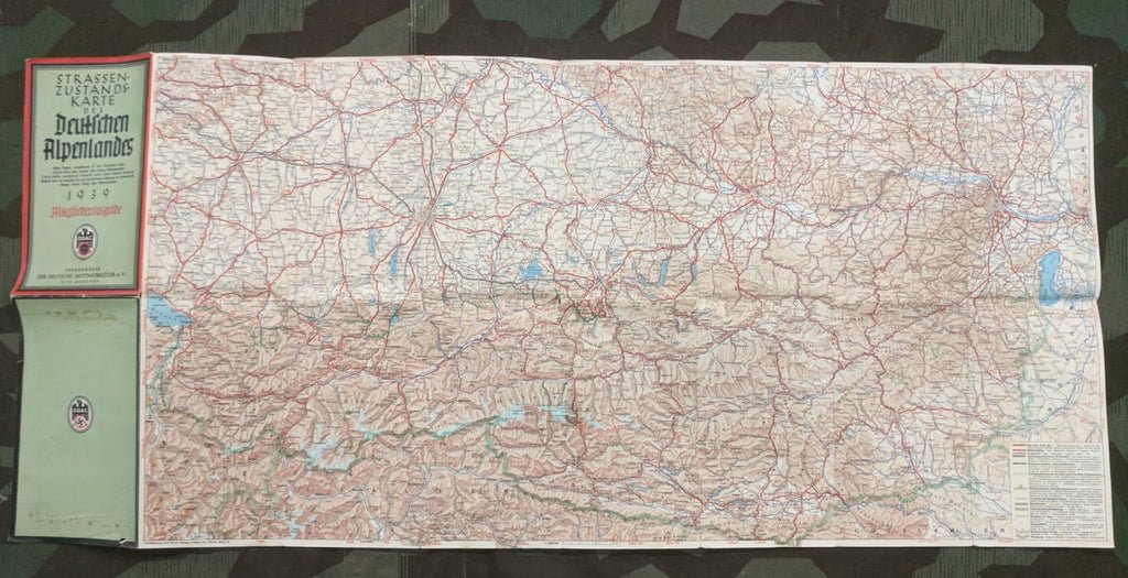 Map Deutschen Alpenlandes 1939 — image 6