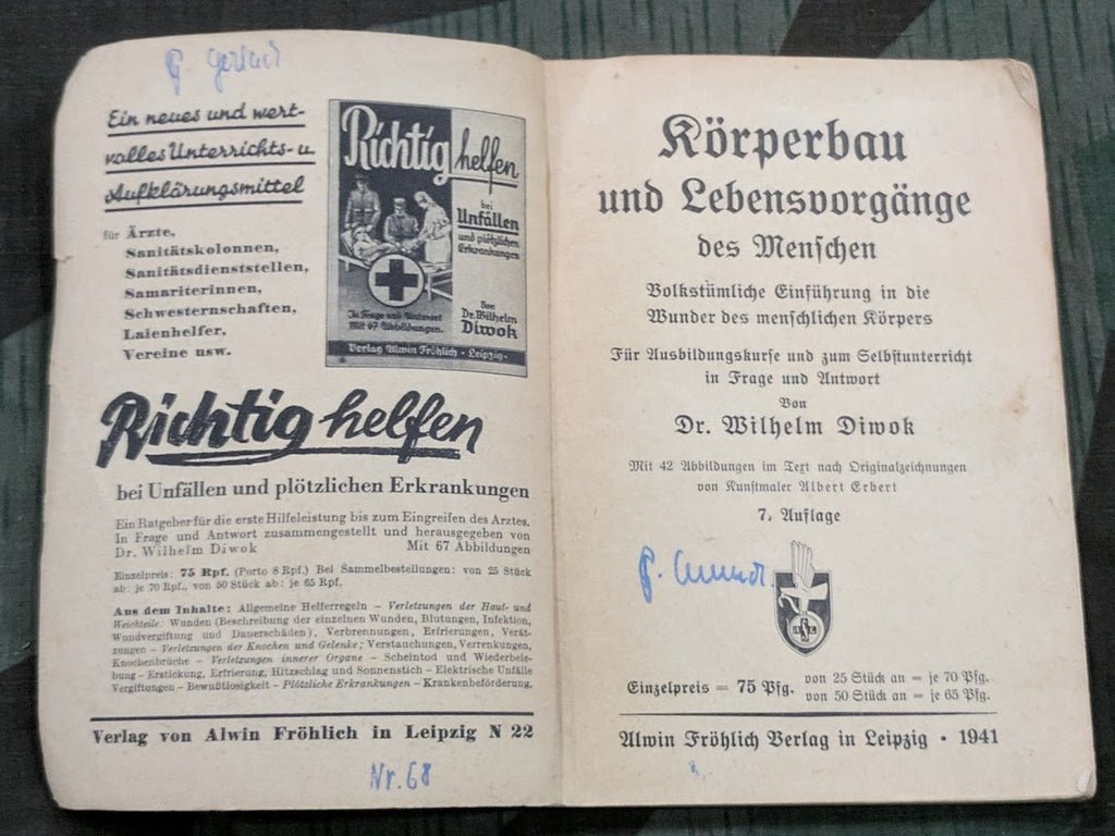 Original Medical Book Körperbau 1941 — image 3