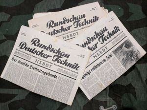 Rundschau Deutscher Technik NSBDT Technology Newspaper