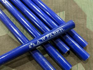 A.W. Faber Blue Fat Colored Pencils