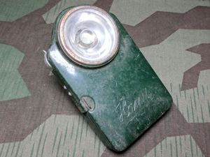Original Hassia German Flashlight Green
