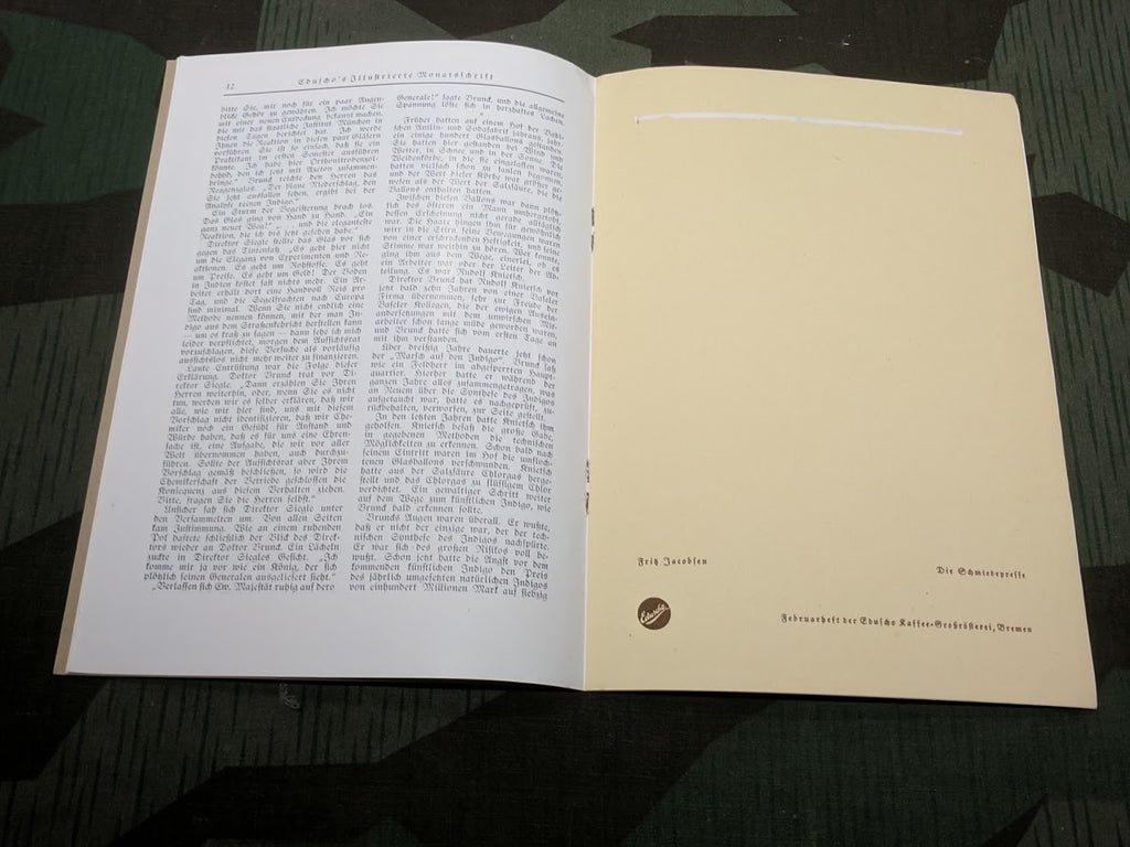 Eduscho Coffee Tea Tin w/ Magazine — image 10