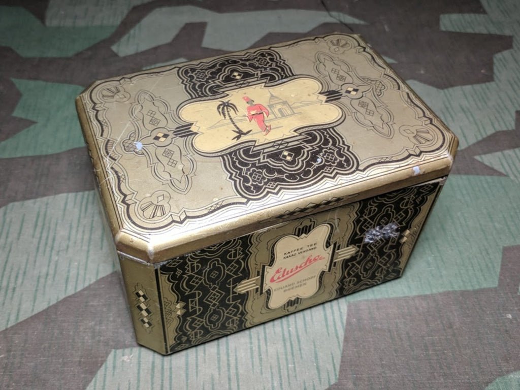 Eduscho Coffee Tea Tin w/ Magazine — image 2