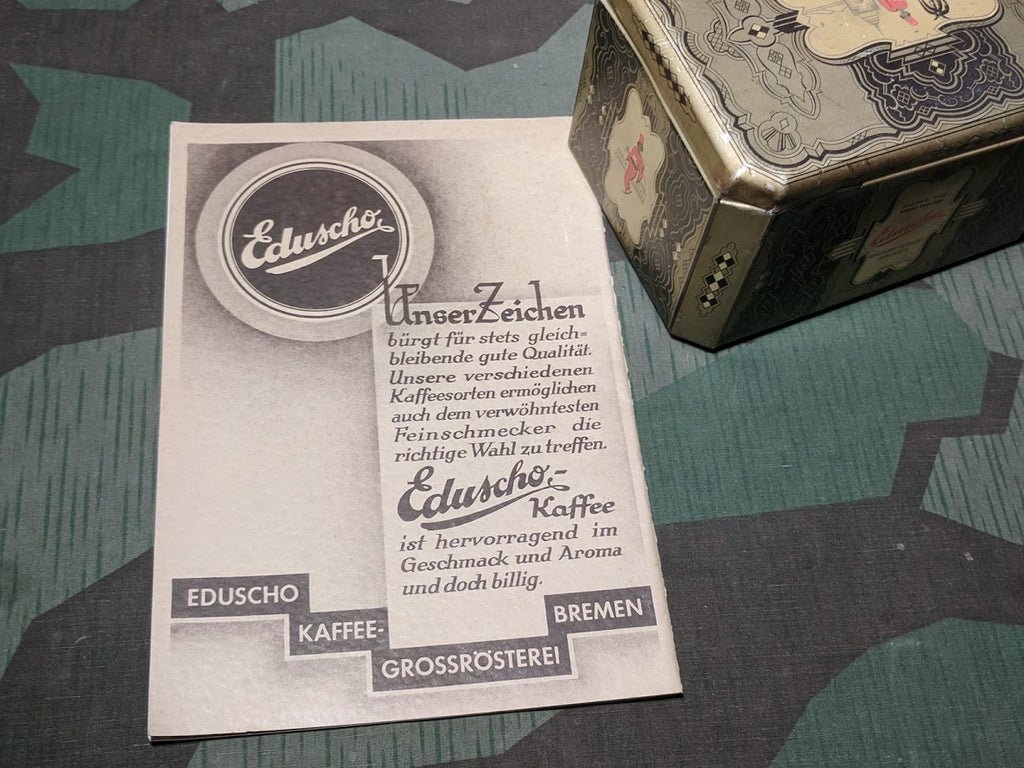 Eduscho Coffee Tea Tin w/ Magazine — image 8