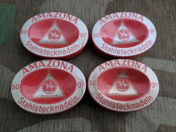 Amazona Stahlstecknadeln Sewing Needle Tin — image 3