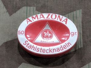 Amazona Stahlstecknadeln Sewing Needle Tin