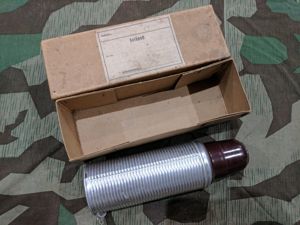 Thermos in Feldpost Box