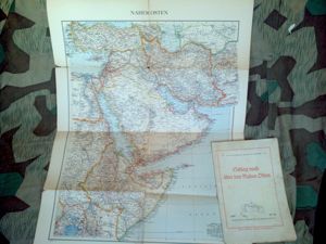 Schlag nach über den Nahen Osten Map