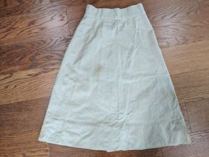 WAC Khaki Skirt (As-Is) - 23' Waist