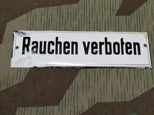 Small Rauchen Verboten Sign