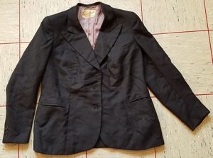German Black Jacket with 'E.M. Schubert Chemnitz' Label(B-43' W-39')