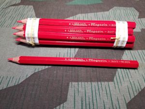 Original Fat Red Colored Pencils Magazin