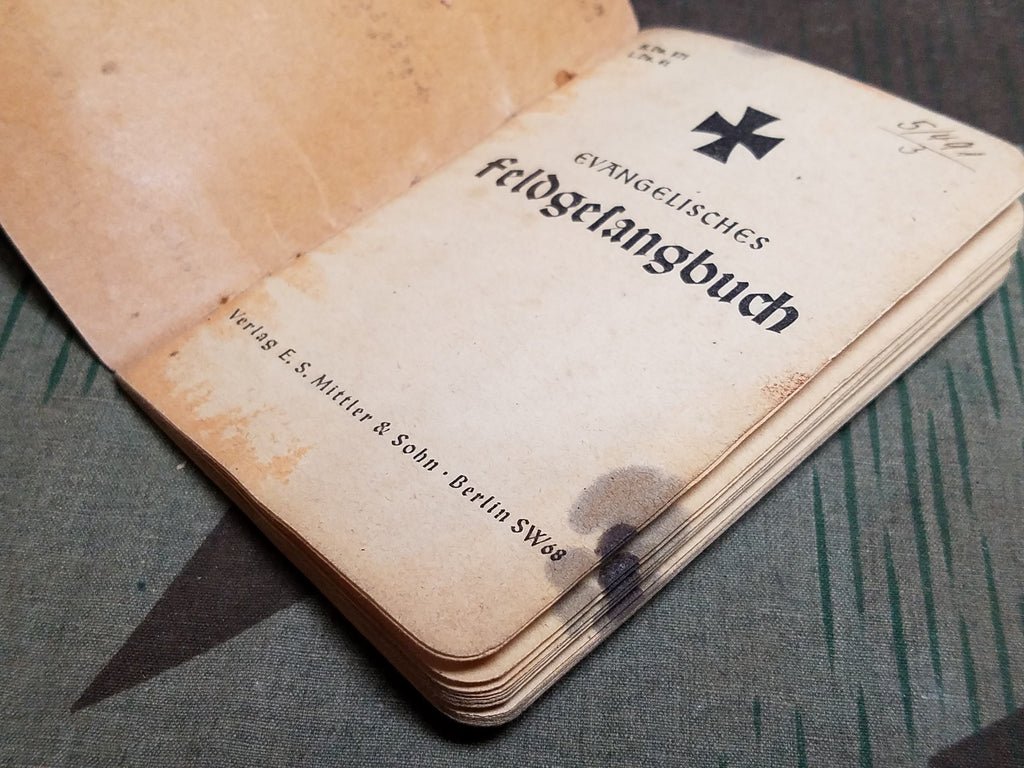 Original Feldgesangbuch Evangelical Song Book — image 3