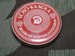 Original 1930's Scho-Ka-Kola Tin