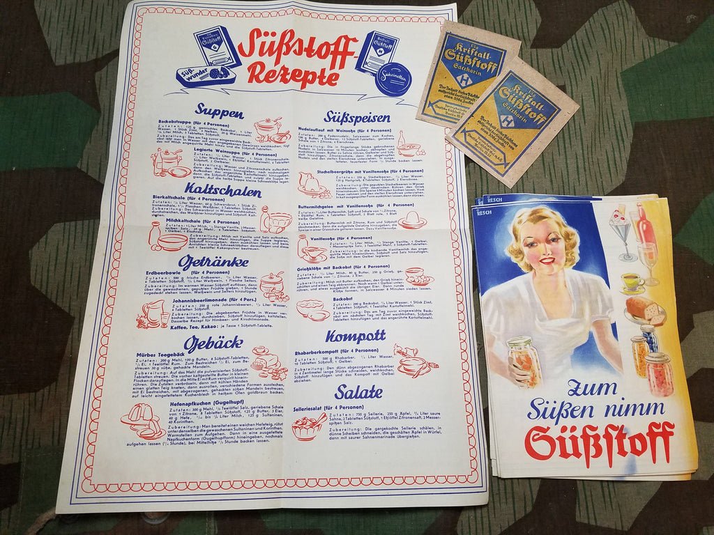 Original Saccharin Artificial Sweetener Packet and Booklet — image 2