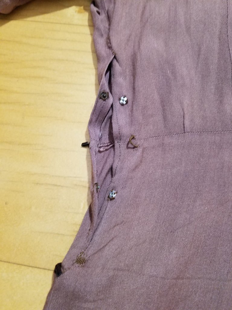 German Tan Dress with Brown Trim(B-36' W-27' H-34') — image 11