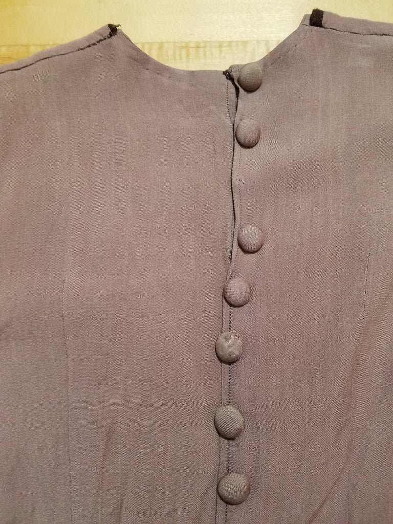 German Tan Dress with Brown Trim(B-36' W-27' H-34') — image 13