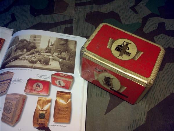 Eduscho Coffee Tin w/ 1939 Eduscho Magazine — image 7