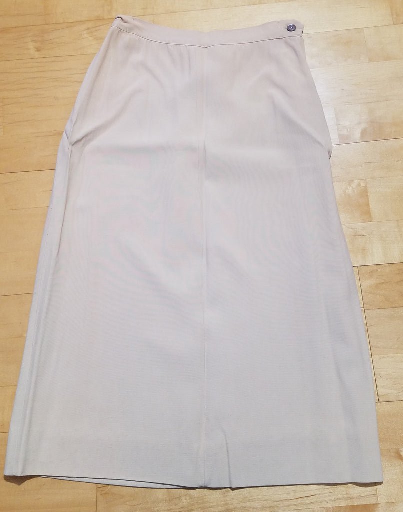 Beige Skirt Suit Bur-Mil Rayon(B-36' W-25' H-35') — image 13