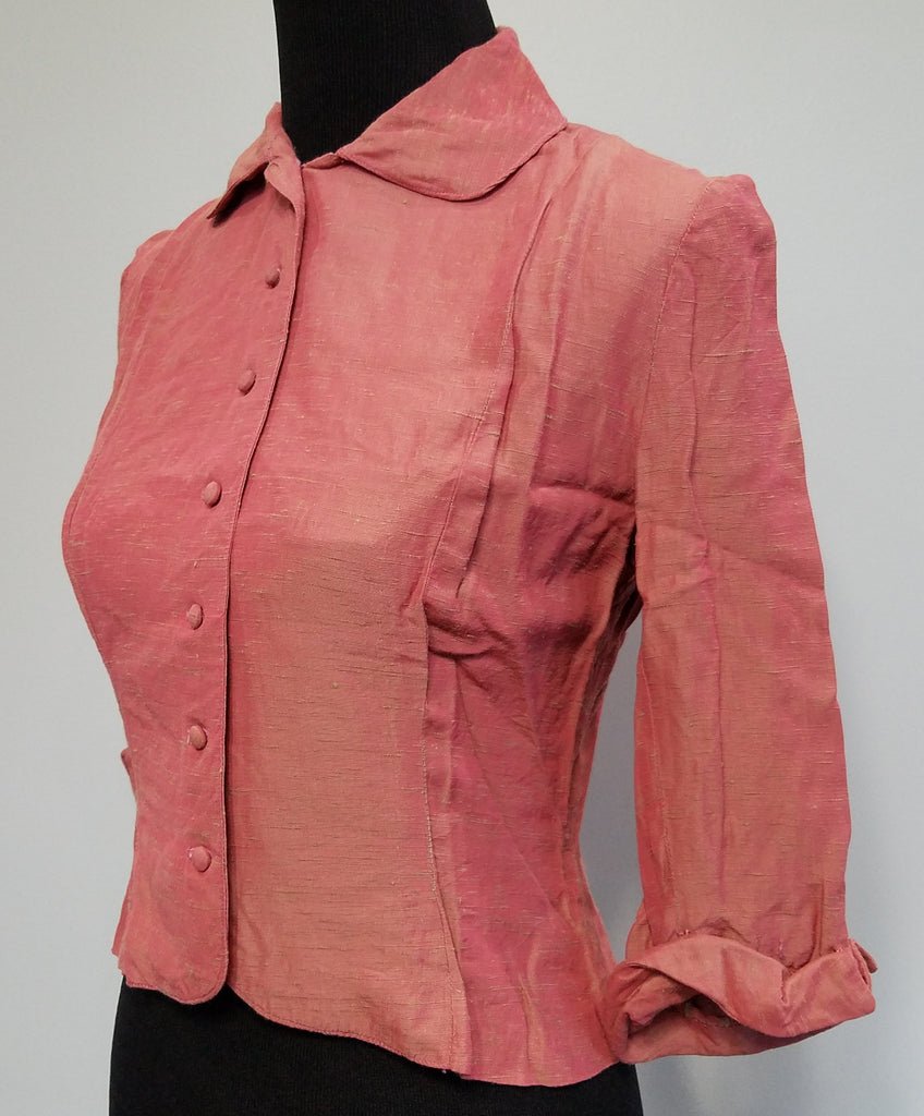 Button Down Pink Blouse(B-36' W-28') — image 2