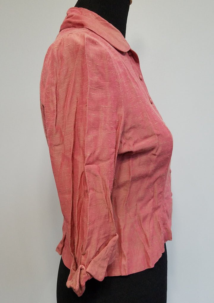 Button Down Pink Blouse(B-36' W-28') — image 4