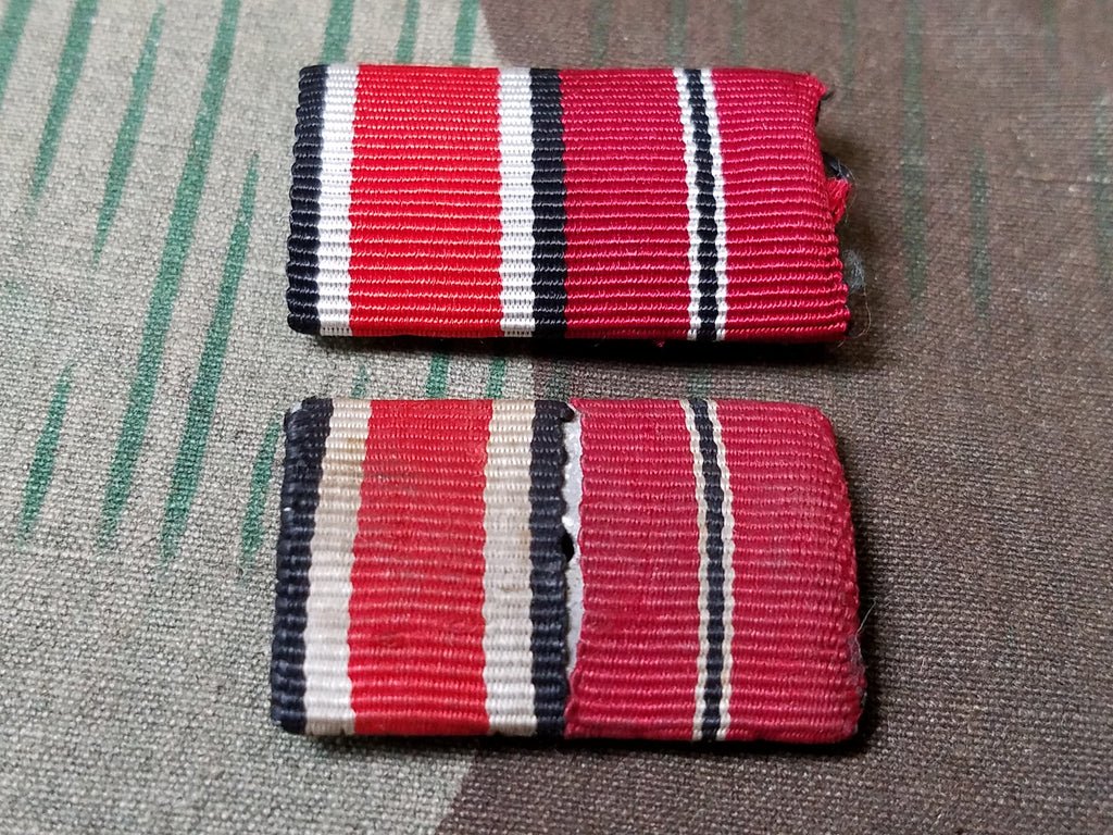 Original Iron Cross and Eastern Front 'Frozen Meat' Ribbon Bar — image 2