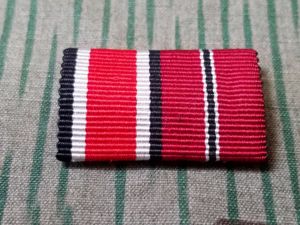 Original Iron Cross and Eastern Front 'Frozen Meat' Ribbon Bar