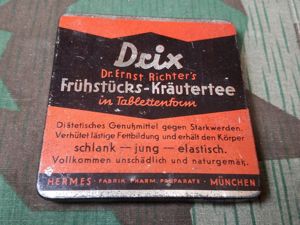 Drix Breakfast Herbal Tea in Tablet Form Tin
