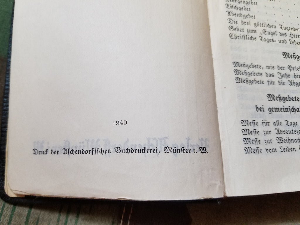 Gebet und Gesangbuch für das Bistum Münster Catholic Prayer & Hymnal 1932 / 1940 — image 4