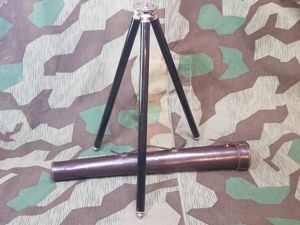 Camera Tripod in Leather Case