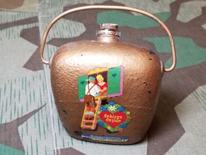 SALE! 0.25L 1937 Gebirgs Enzian Schnapps Bottle