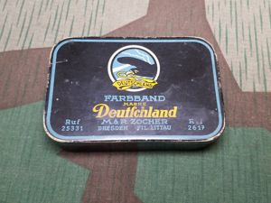Deutschland Typewriter Ribbon Tin