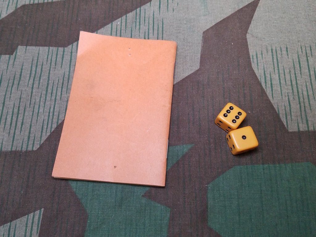 1914 Dice Game Book w/ 2 Dice — image 2