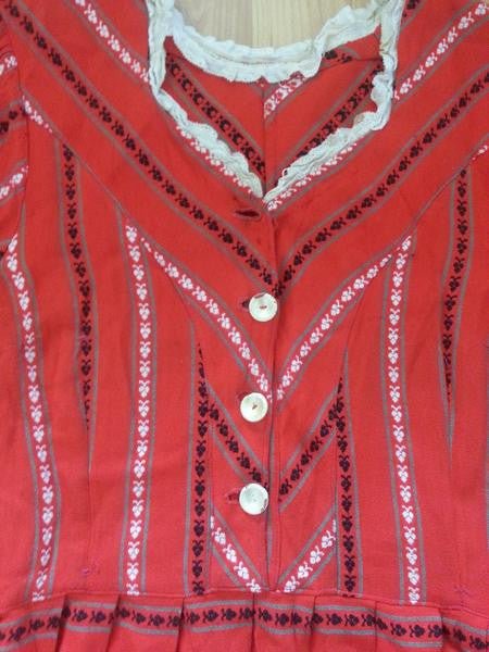 Red Dirndl Dress(B-36' W-31') — image 2