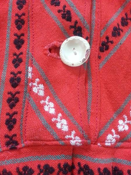 Red Dirndl Dress(B-36' W-31') — image 4