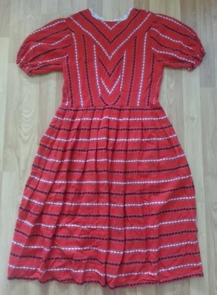 Red Dirndl Dress(B-36' W-31') — image 5
