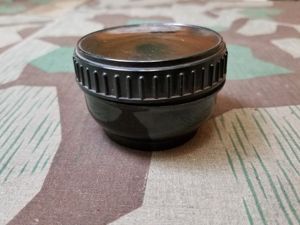 Green Bakelite Container