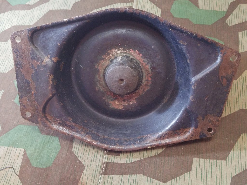 Original German Motorcycle Spare Tire Bracket — image 3