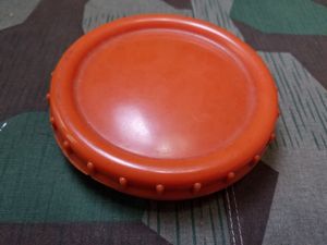 Original Orange Butter Dish AH