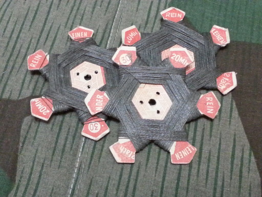 Original Feldgrau Linengarn Linen Thread Star — image 3