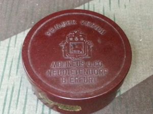 Semper Verum Bakelite Typewriter Ribbon Container