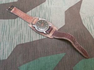 Thiel Wrist Watch w/ Black Face Red Hands