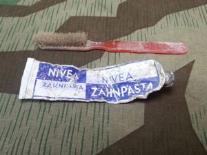 Original Nivea Toothpaste Tube w/ Brush