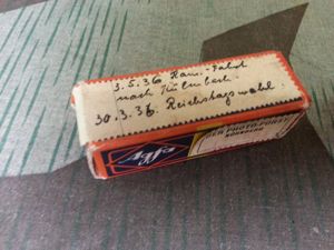 Original Film in Box Reichstagswahl 30.3.36